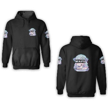 Discover Aesthetic Vaporwave Anime Girl 3D Hoodies