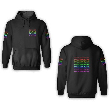 Discover I am a child of God - Rainbow 3D Hoodies