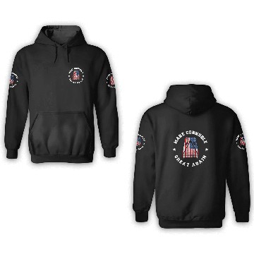 Discover Make Cornhole Great Again Funny USA Gift 3D Hoodies