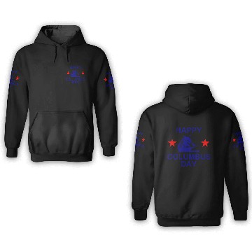 Discover Columbus Day - 1492 - USA - United States 3D Hoodies