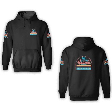 Discover Hawaii Beach Paradise 3D Hoodies