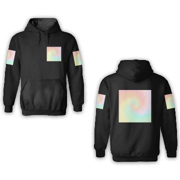 Discover Tie Dye Pastel Swirl Tie Dye 3D Hoodies