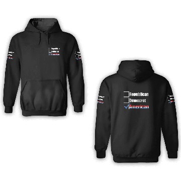 Discover Republican Democrat American Patriotic Anti 3D Hoodies