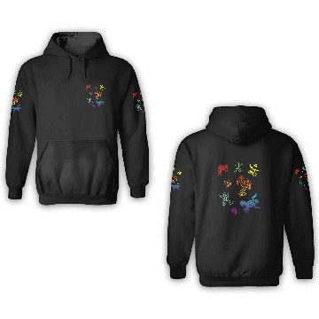 Discover Poison Dart Frogs 3D Hoodies