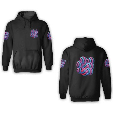 Discover Multi colour 3D Hoodies