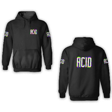 Discover acid house trippy glitch dj raver clubber edm gift 3D Hoodies