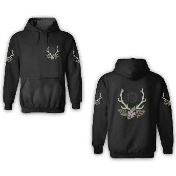 Discover The Gray Daisy Official Monogram Design 3D Hoodies