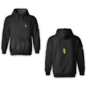 Discover Banana Cat Funny Meme Gift 3D Hoodies