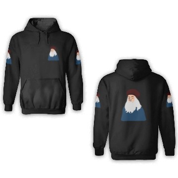 Discover Peaceful Da Vinci 3D Hoodies