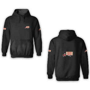Discover Bread Truck Haul Buns Funny 3D Hoodies