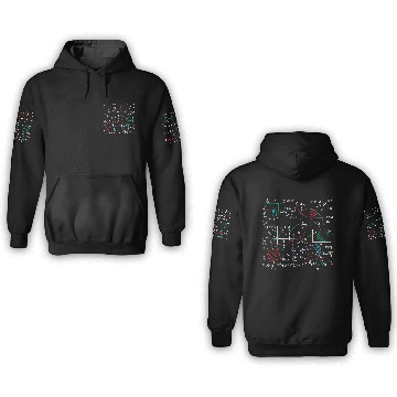 Discover Mathematical Equations Math Lover 3D Hoodies