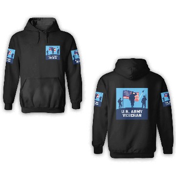 Discover U.S. Army Veteran 3D Hoodies