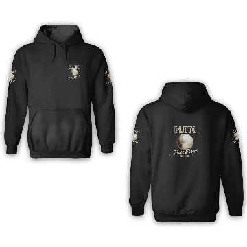 Discover Astronomy Pluto Never Forget 1930-2006 3D Hoodies
