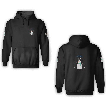 Discover Snowman Let it Snow 3D Hoodies