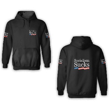 Discover Socialism Sucks Conservative Gift 3D Hoodies