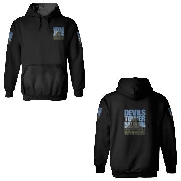 Discover Devils Tower National Monument Wyoming Souvenir 3D Hoodies
