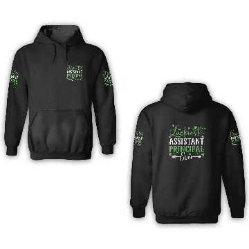 Discover Luckiest Assistant Principal St Patricks Day 3D Hoodies