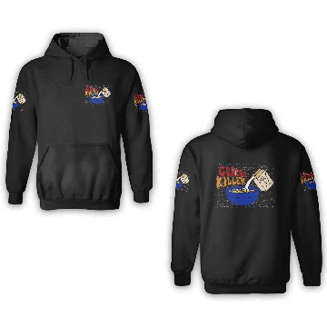 Discover Cereal killer 3D Hoodies