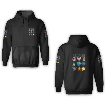 Discover Peace on Earth 3D Hoodies