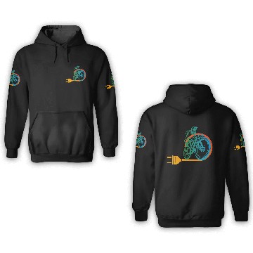 Discover Electric bike race 3D Hoodies
