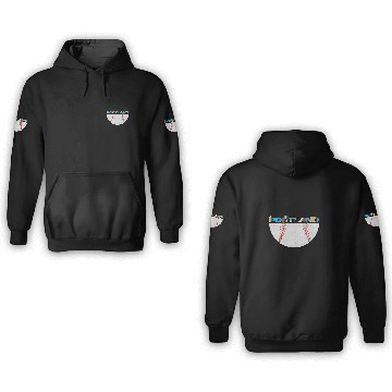 Discover Baseball Portland Oregon USA 3D Hoodies