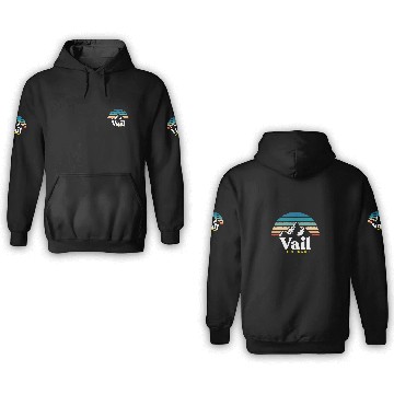 Discover Vail Colorado Usa Ski Resort 1980S Retro Gift 3D Hoodies