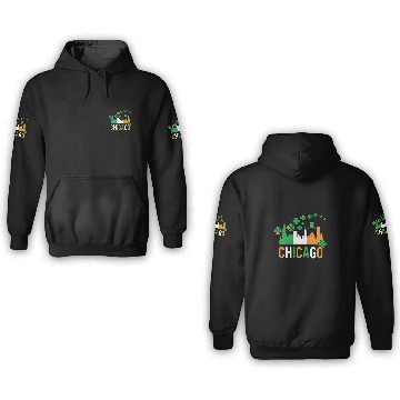 Discover Chicago Irish Pride St Patricks Day 3D Hoodies