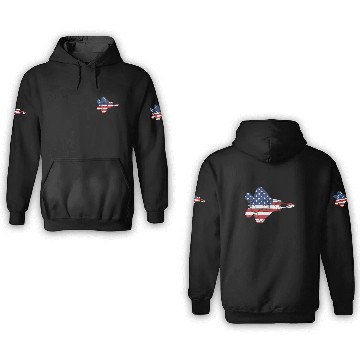 Discover F-22 Raptor Fighter Jet Airplane American Flag F22 3D Hoodies