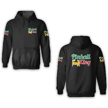 Discover PINBALL KING Flipper 3D Hoodies