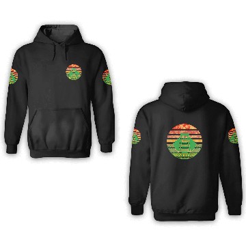 Discover Maya temple sunset 3D Hoodies