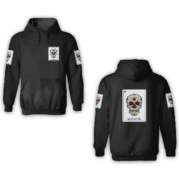 Discover La Calavera Lottery The Skull Card Mexican Lottery 3D Hoodies