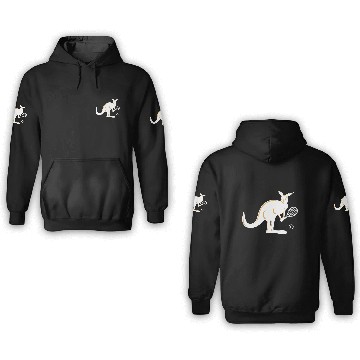 Discover Australia Kangaroo Tennis Player Funny Gift Idea 3D Hoodies