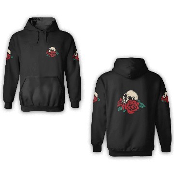 Discover skull roses 3D Hoodies