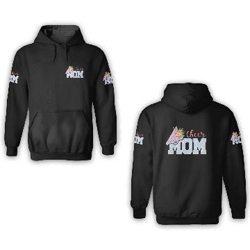 Discover Softball Cheer Mom 3D Hoodies