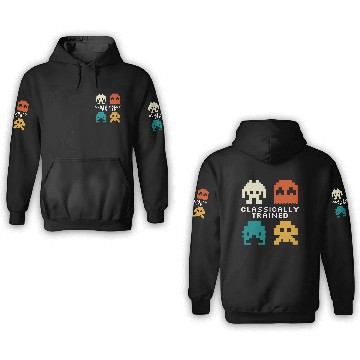 Discover Classically Trained Vintage Retro Gaming 3D Hoodies