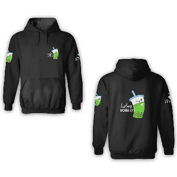Discover Boba Tea Feeling Bobbly 3D Hoodies