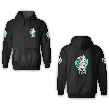 Discover Funny Easter Bunny Easter Egg Egg hunting 3D Hoodies