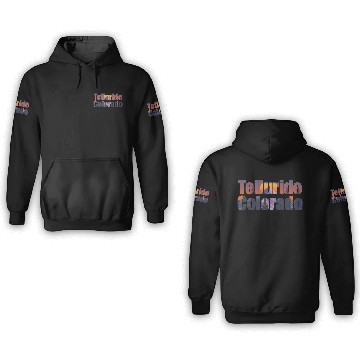 Discover Telluride Colorado 3D Hoodies
