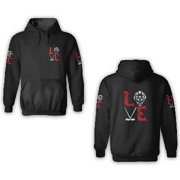 Discover i love ice hockey 3D Hoodies
