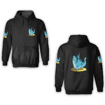 Discover Blue Dragon 3D Hoodies