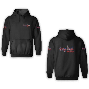 Discover english learning big ben london gift idea travel 3D Hoodies
