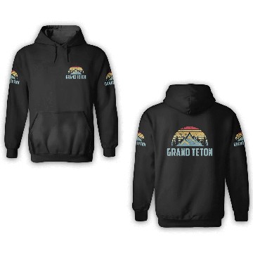 Discover Grand Teton National Park Wyoming Mountain Sweat S 3D Hoodies