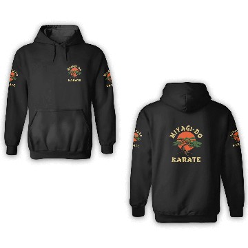 Discover Miyagi do karate 3D Hoodies