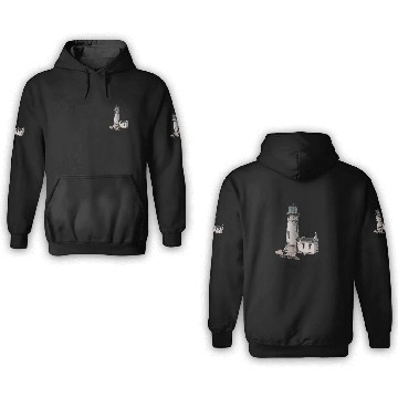 Discover Lighthouse Lovers - hand painted lighthouse 3D Hoodies