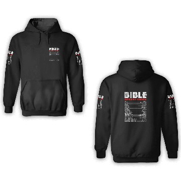 Discover Emergency Bible Numbers 3D Hoodies