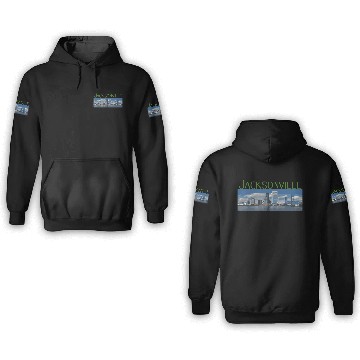 Discover Jacksonville Florida Skyline 3D Hoodies