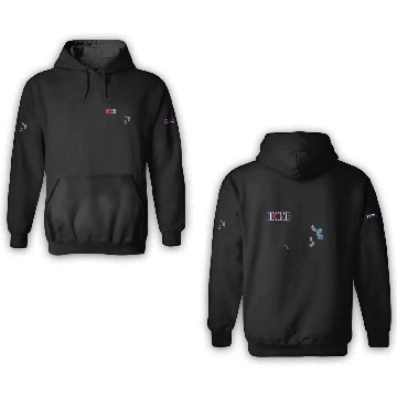 Discover I love Paris 3D Hoodies