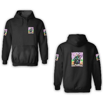 Discover Slayer Demon Anime Art 3D Hoodies