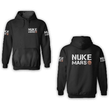 Discover Nuke Mars 3D Hoodies