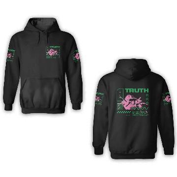 Discover TRUTH VIRTUE404 STREETWEAR 3D Hoodies
